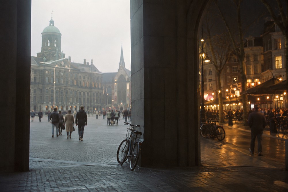 Rembrandtplein at Night